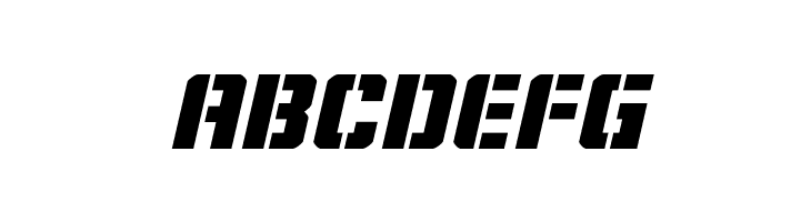 Covert Ops Expanded Italic  Free Fonts Download