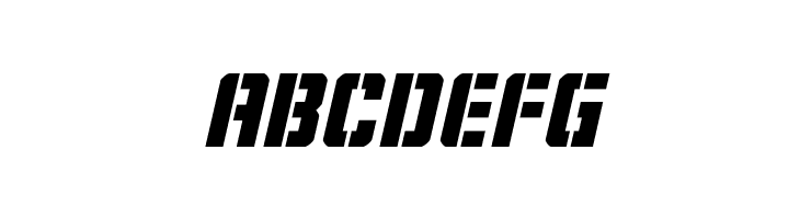 Covert Ops Italic  Free Fonts Download