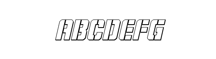 Covert Ops Outline Italic  Free Fonts Download