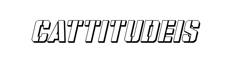 Covert Ops 3D Italic  Free Fonts Download