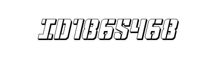 Covert Ops 3D Italic  Free Fonts Download