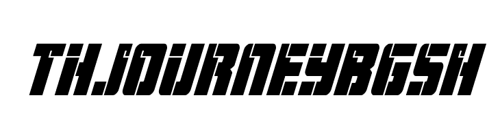 Hard Science Bold Super-Italic  Free Fonts Download