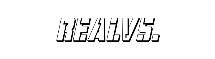 Hard Science 3D Italic  Free Fonts Download