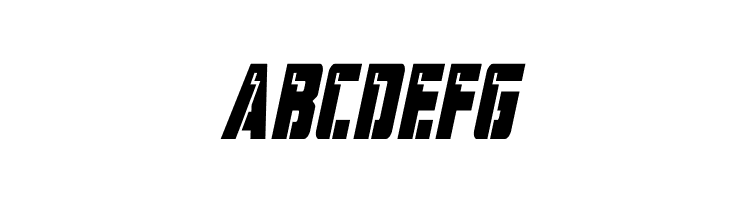 Hard Science Condensed Italic  Free Fonts Download