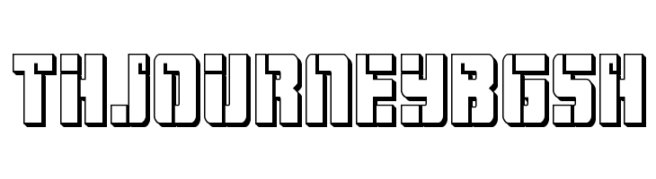 Hard Science 3D  Free Fonts Download