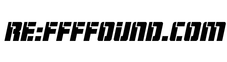 Hard Science Expanded Italic  Free Fonts Download