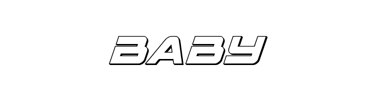 Space Ranger 3D Italic  Free Fonts Download