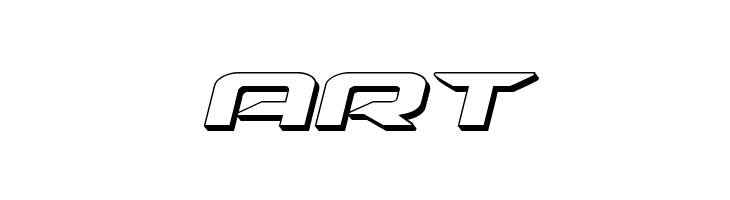 Drive 3D Italic  Free Fonts Download