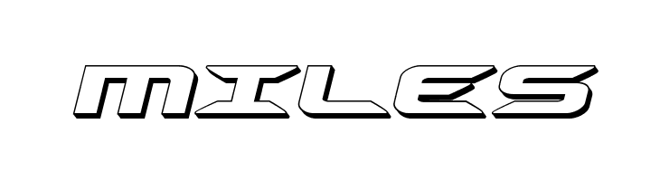 Drive 3D Italic  Free Fonts Download