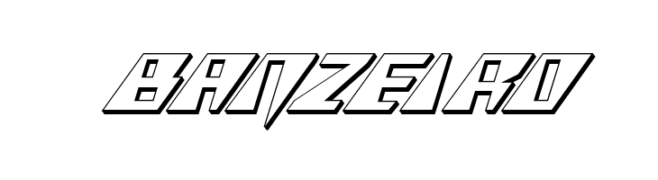 X-Racer 3D Italic  Free Fonts Download