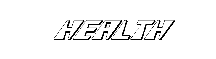 X-Racer 3D Italic  Free Fonts Download