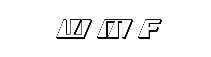 X-Racer 3D  Free Fonts Download