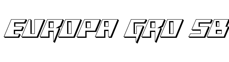 X-Racer 3D  Free Fonts Download