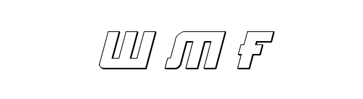 Hong Kong Hustle 3D Italic  Free Fonts Download