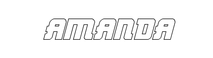 Hong Kong Hustle Outline Italic  Free Fonts Download