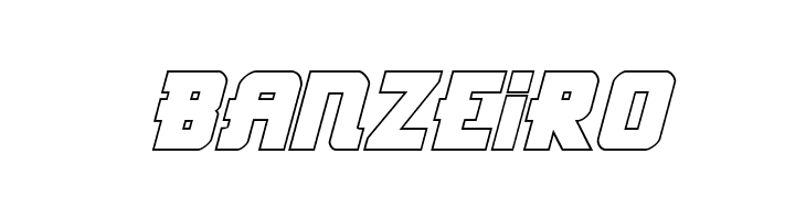 Hong Kong Hustle Outline Italic  Free Fonts Download