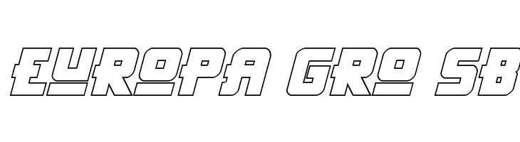 Hong Kong Hustle Outline Italic  Free Fonts Download