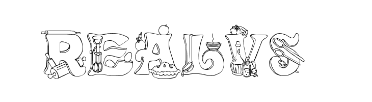 Kitchen Kapers I  Free Fonts Download