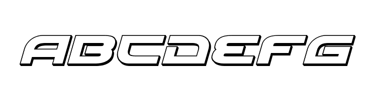 Battlefield 3D Italic  Free Fonts Download