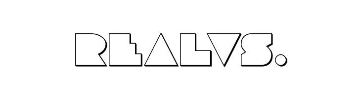 Disco Deck Outline  Free Fonts Download