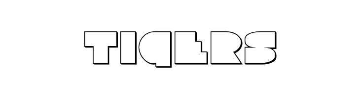 Disco Deck Outline  Free Fonts Download