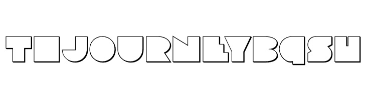 Disco Deck Outline  Free Fonts Download