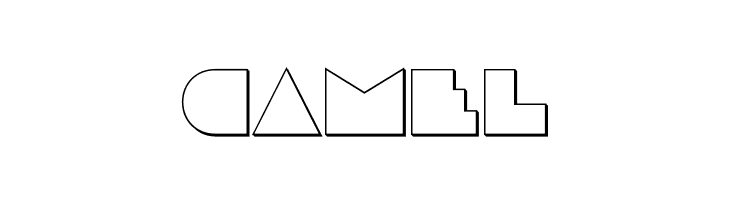 Disco Deck Outline  Free Fonts Download