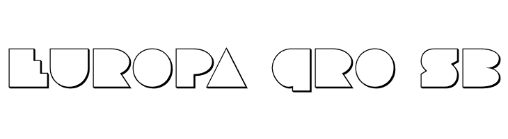 Disco Deck Outline  Free Fonts Download