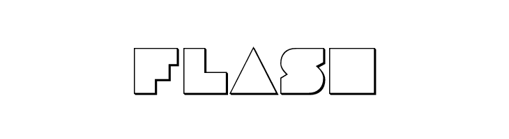 Disco Deck Outline  Free Fonts Download