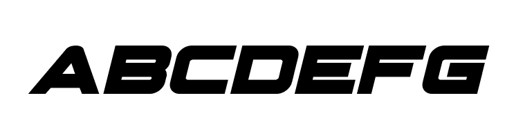 Pilot Command Italic  Free Fonts Download