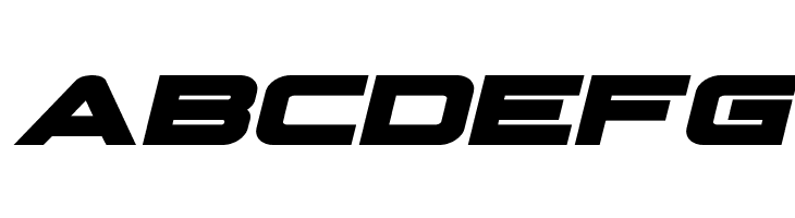 Pilot Command Expanded Italic  Free Fonts Download