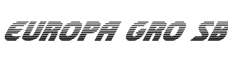 Shining Herald Gradient Italic  Free Fonts Download