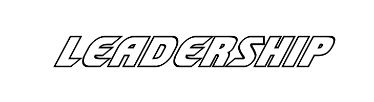 Shining Herald Outline Italic  Free Fonts Download