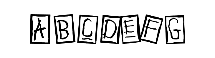 Human Brown Eye  Free Fonts Download