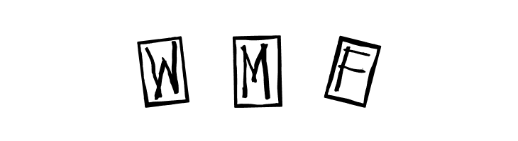 Human Brown Eye  Free Fonts Download