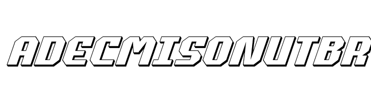 Commonwealth 3D Italic  Free Fonts Download