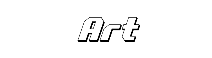 Commonwealth 3D Italic  Free Fonts Download