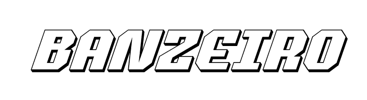 Commonwealth 3D Italic  Free Fonts Download