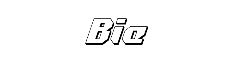 Commonwealth 3D Italic  Free Fonts Download