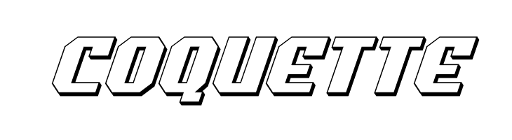 Commonwealth 3D Italic  Free Fonts Download