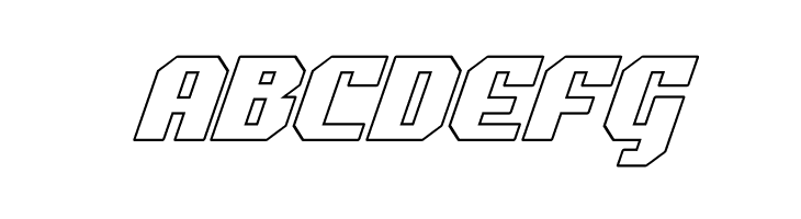 Commonwealth Outline Italic  Free Fonts Download