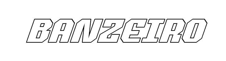 Commonwealth Outline Italic  Free Fonts Download