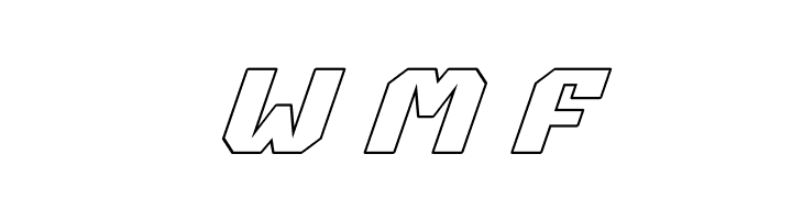 Commonwealth Outline Italic  Free Fonts Download