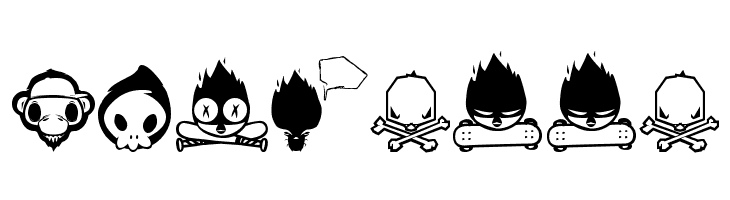 Skate Or Die  Free Fonts Download