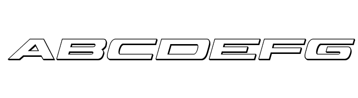 Classic Cobra 3D Italic  Free Fonts Download