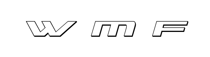 Classic Cobra 3D Italic  Free Fonts Download