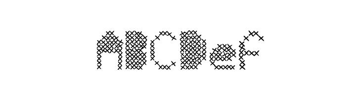 Mesh Stitch  Free Fonts Download