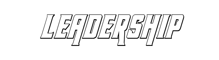 Kondor 3D Italic  Free Fonts Download