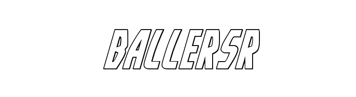 Yankee Clipper Outline Italic  Free Fonts Download