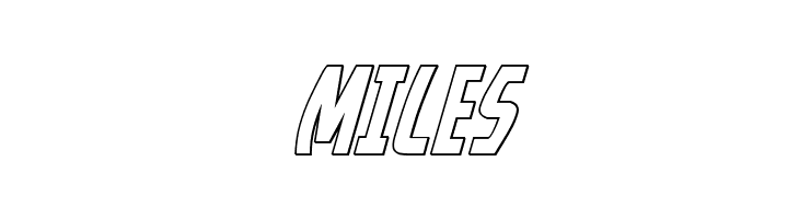 Yankee Clipper Outline Italic  Free Fonts Download